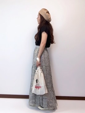 「GOOD ROCK SPEED（グッドロックスピード）のアイテム（バッグ）」を使った、nanさん（レディース・155cm）の夏コーディネート