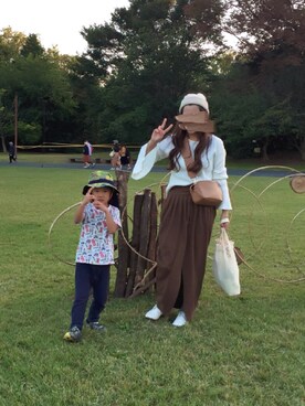 「GOOD ROCK SPEED（グッドロックスピード）のアイテム（バッグ）」を使った、nanさん（レディース・155cm）の秋コーディネート