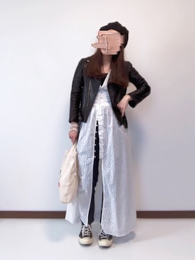 「GOOD ROCK SPEED（グッドロックスピード）のアイテム（バッグ）」を使った、nanさん（レディース・155cm）の春コーディネート