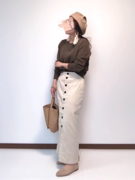 nanさん（レディース・155cm）の春コーディネート