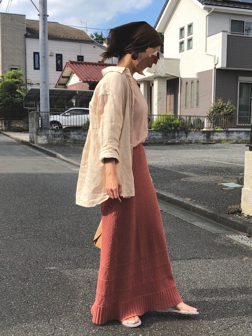 FRAMeWORK（フレームワーク）の「製品染め FRENCH LINEN 2WAYシャツ