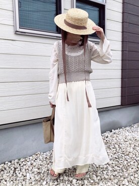 nanさん（レディース・155cm）の夏コーディネート