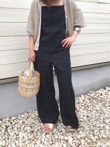 ADAM ET ROPE'（アダムエロペ）の「リネンドルマンニットカーディガン