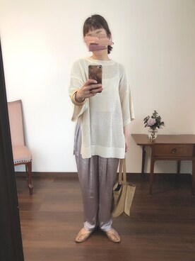 「チュールパンプス」｜nanさん（レディース・155cm）の夏コーディネート