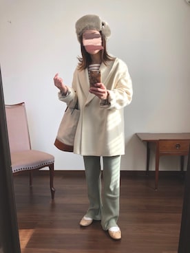 nanさん（レディース・155cm）の冬コーディネート