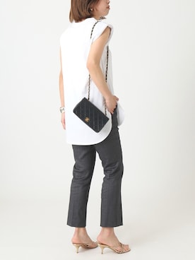 「VERMEIL par iena」｜「アイテム（パンツ）」を使った、yukihoさん（レディース・162cm）の春コーディネート