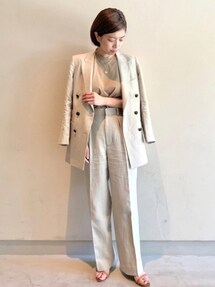 VERMEIL par iena（ヴェルメイユパーイエナ）の「麻ダブルブレスト