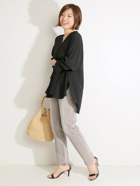 「VERMEIL par iena」｜「アイテム（パンツ）」を使った、yukihoさん（レディース・162cm）の春コーディネート