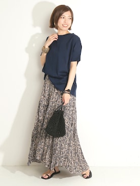 「VERMEIL par iena」｜「アイテム（アクセサリー）」を使った、yukihoさん（レディース・162cm）の春コーディネート