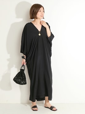 「VERMEIL par iena」｜「アイテム（ワンピース/ドレス）」を使った、yukihoさん（レディース・162cm）の春コーディネート