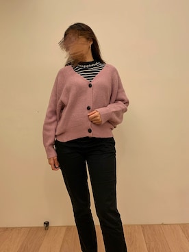 「通勤穿搭」｜「アイテム（スラックス）」を使った、Miffyさん（レディース・161cm）の春コーディネート
