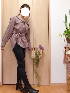 meさん（レディース・164cm）の秋コーディネート