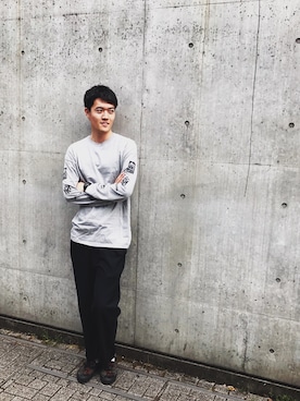 「OPENING CEREMONY（オープニングセレモニー）のアイテム（シューズ）」を使った、dhotsukyさん（メンズ・183cm）の春コーディネート