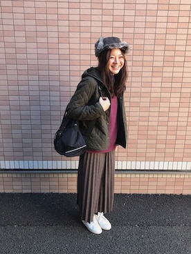 かおちゃんさん（レディース・163cm）の冬コーディネート