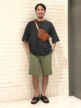 B:MING by BEAMS MENさん（メンズ・176cm）の夏コーディネート
