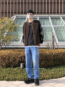 B:MING by BEAMS MENさん（メンズ・187cm）の冬コーディネート