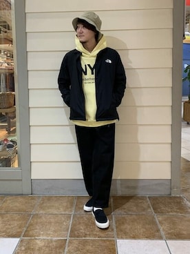 「Manhattan Portage」｜「アイテム（ブルゾン）」を使った、B:MING by BEAMS MENさん（メンズ・168cm）の冬コーディネート