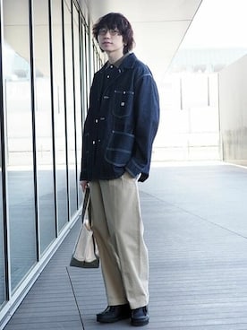 LEE × B:MING by BEAMS / 別注 メモリアル カバーオール ジャケットを