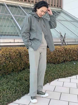 「B:MING by BEAMS（ビーミングバイビームス）のアイテム（スリッポン）」を使った、B:MING by BEAMS MENさん（メンズ・180cm）の冬コーディネート