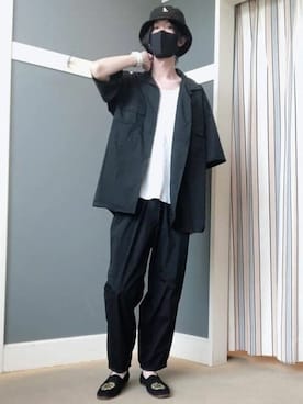 「B:MING by BEAMS（ビーミングバイビームス）のアイテム（スリッポン）」を使った、B:MING by BEAMS MENさん（メンズ・178cm）の春コーディネート