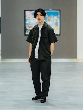 「B:MING by BEAMS（ビーミングバイビームス）のアイテム（スリッポン）」を使った、B:MING by BEAMS MENさん（メンズ・170cm）の夏コーディネート