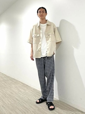 B:MING by BEAMS MENさん（メンズ・180cm）の夏コーディネート