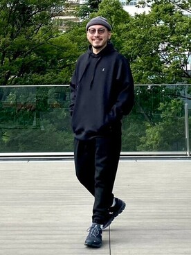 「Gramicci（グラミチ）のアイテム（トップス）」を使った、B:MING by BEAMS MENさん（メンズ・173cm）の夏コーディネート