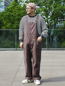 「Coming soon…」｜「アイテム（サロペット/オーバーオール）」を使った、B:MING by BEAMS MENさん（メンズ・173cm）の夏コーディネート