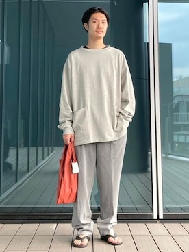 B:MING by BEAMS MENさん（メンズ・172cm）の夏コーディネート