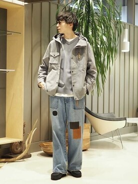 「BMINGLIFESTOREbyBEAMS」｜B:MING by BEAMS MENさん（メンズ・186cm）の冬コーディネート