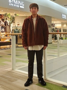 「BMINGLIFESTOREbyBEAMS」｜B:MING by BEAMS MENさん（メンズ・174cm）の冬コーディネート