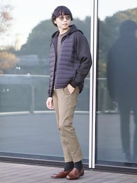 「BMINGLIFESTOREbyBEAMS」｜B:MING by BEAMS MENさん（メンズ・186cm）の冬コーディネート