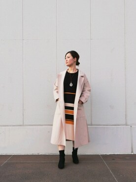 「prose verse（プロズヴェール）のアイテム（その他アウター）」を使った、AKIさん（レディース・160cm）の秋コーディネート