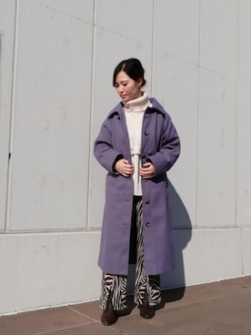 「prose verse（プロズヴェール）のアイテム（その他アウター）」を使った、AKIさん（レディース・160cm）の秋コーディネート