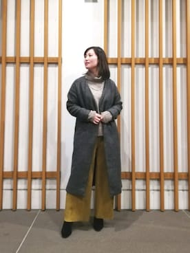 「prose verse（プロズヴェール）のアイテム（その他アウター）」を使った、AKIさん（レディース・160cm）の冬コーディネート