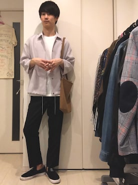 「tk.TAKEO KIKUCHI（ティーケータケオキクチ）のアイテム（その他アウター）」を使った、sognoさん（メンズ・172cm）の春コーディネート
