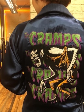 「THE CRAMPS」｜つぼねさん（レディース・153cm）の冬コーディネート