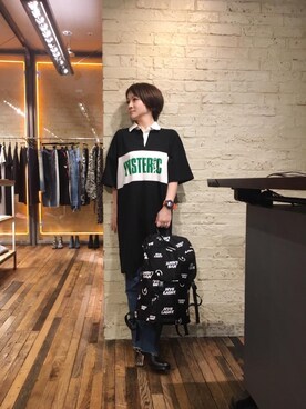 「G-SHOCK」｜「アイテム（ブーツ）」を使った、つぼねさん（レディース・153cm）の春コーディネート