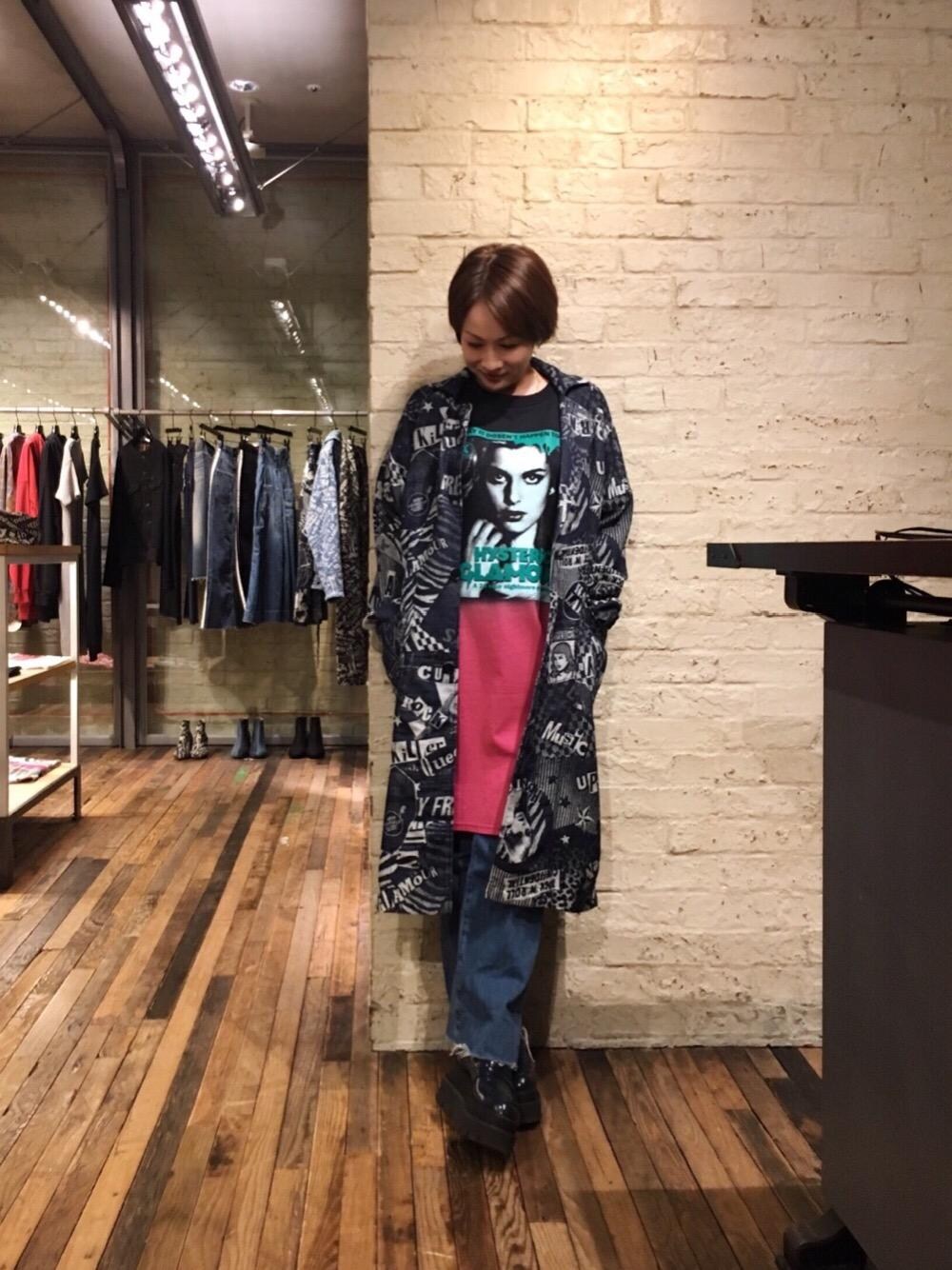 ヒステリックグラマー LONDON NITE ジャカード デニムロングジャケット HYSTERIC GLAMOUR（ヒステリックグラマー）の「LONDON NITEジャカード