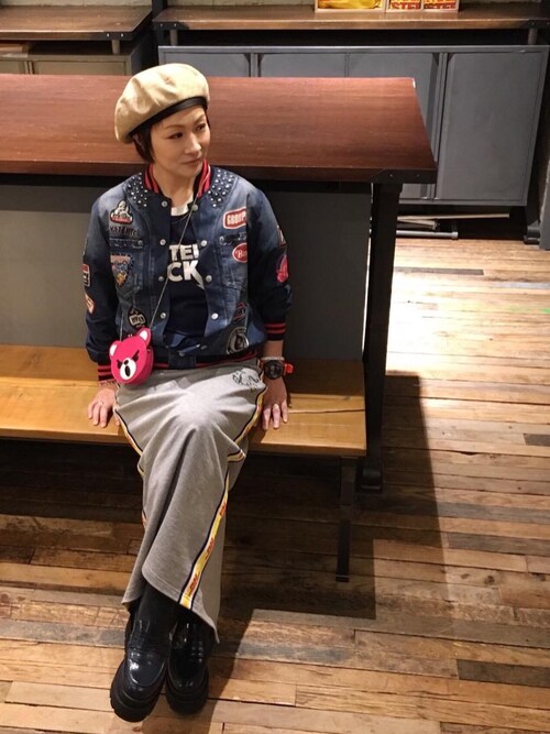 ヒステリックグラマー CLASSIC PATCH pt リブブルゾン HYSTERIC GLAMOUR（ヒステリックグラマー）の「CLASSIC PATCH pt