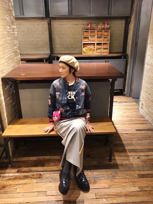 ヒステリックグラマー CLASSIC PATCH pt リブブルゾン HYSTERIC GLAMOUR（ヒステリックグラマー）の「CLASSIC PATCH pt
