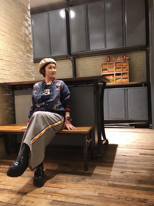 ヒステリックグラマー CLASSIC PATCH pt リブブルゾン HYSTERIC GLAMOUR（ヒステリックグラマー）の「CLASSIC PATCH pt