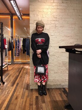 「70'sスタイル」｜つぼねさん（レディース・153cm）の秋コーディネート