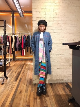 「70'sスタイル」｜つぼねさん（レディース・153cm）の秋コーディネート