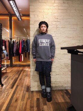 「ミリタリーコーデ」｜「アイテム（シャツワンピース）」を使った、つぼねさん（レディース・153cm）の秋コーディネート