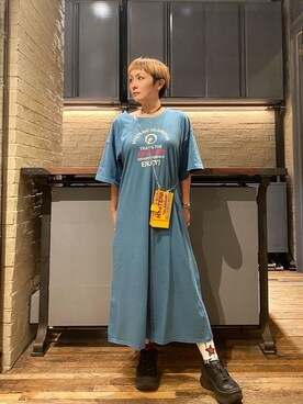 「HYSTERIC GLAMOUR（ヒステリックグラマー）のアイテム（PC・スマホグッズ/家電）」を使った、つぼねさん（レディース・153cm）の夏コーディネート