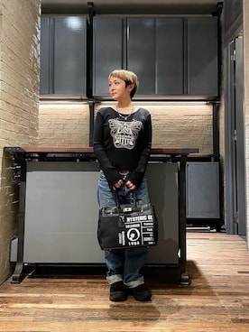 「HYSTERIC GLAMOUR（ヒステリックグラマー）のアイテム（雑貨/ホビー）」を使った、つぼねさん（レディース・153cm）の夏コーディネート