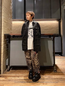 「コラボレーション」｜「アイテム（アクセサリー）」を使った、つぼねさん（レディース・153cm）の秋コーディネート
