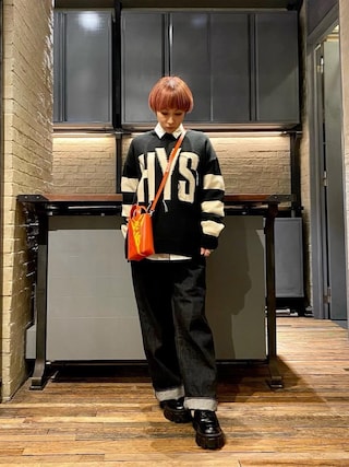 ヒステリックグラマーDAILY HYSTERIC レギュラーカラーシャツ HYSTERIC GLAMOUR（ヒステリックグラマー）の「DAILY HYSTERIC
