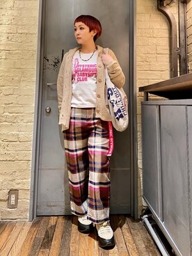「HYSTERIC GLAMOUR（ヒステリックグラマー）のアイテム（雑貨/ホビー）」を使った、つぼねさん（レディース・153cm）の冬コーディネート